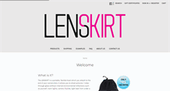 Desktop Screenshot of lenskirt.com